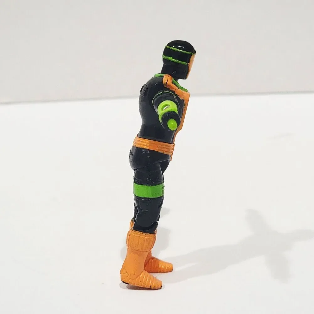 GI Joe Cobra BAT v2 Action Figure No Hologram Vintage 1991 ARAH Orange Green